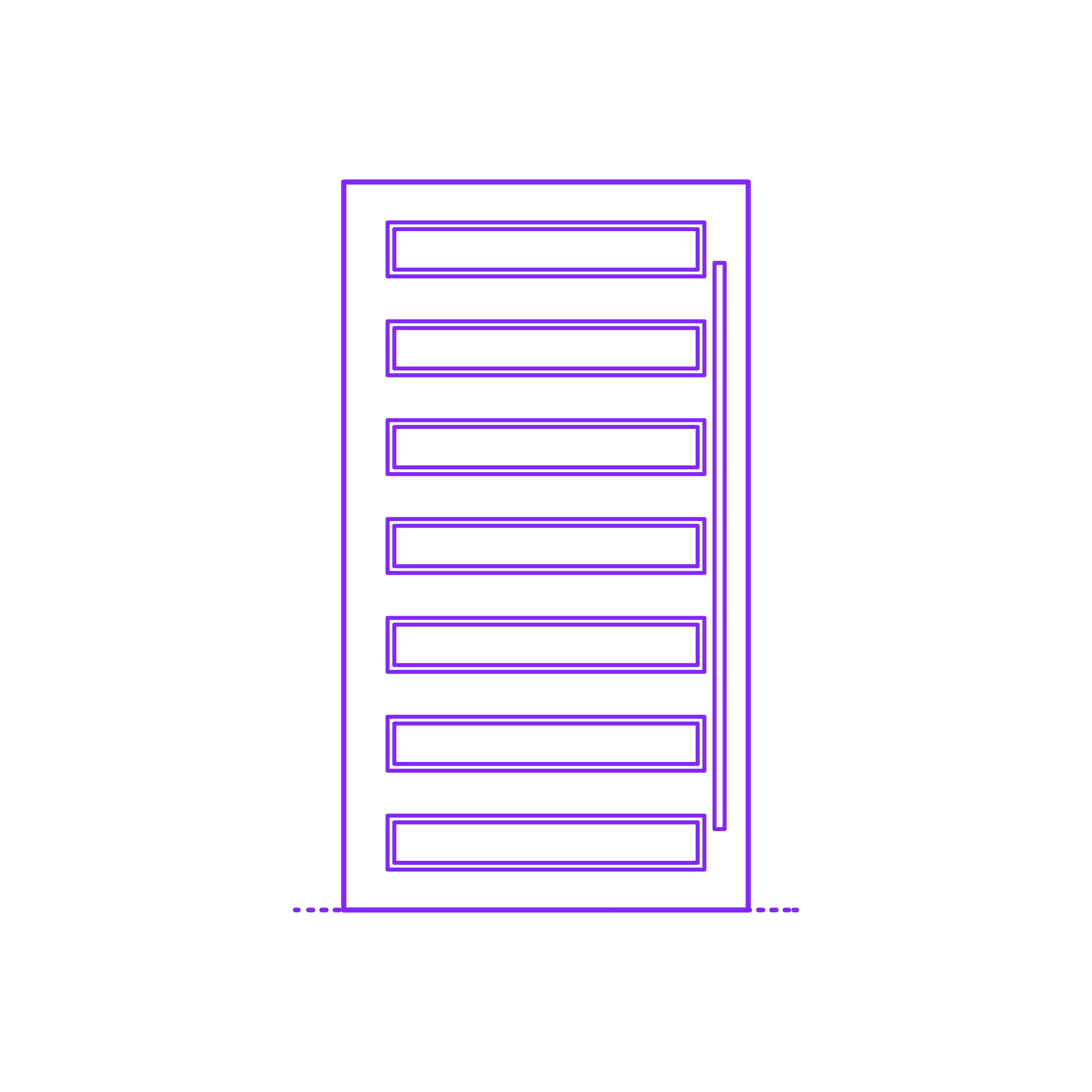 Buildings Pivot Doors Glass Horizontal 7 Panels Stencil Svg Design File Free Vectors